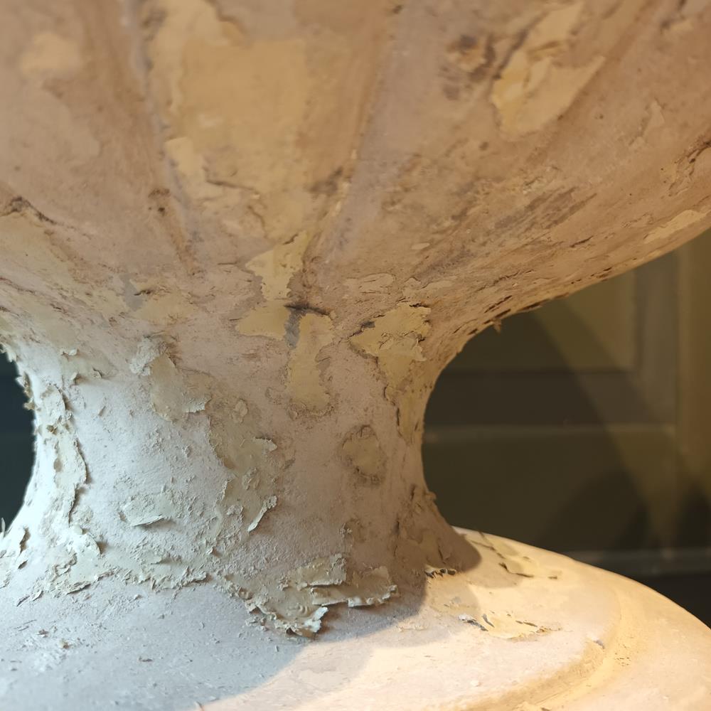 A Pair Of 19th Century Limestone Urns