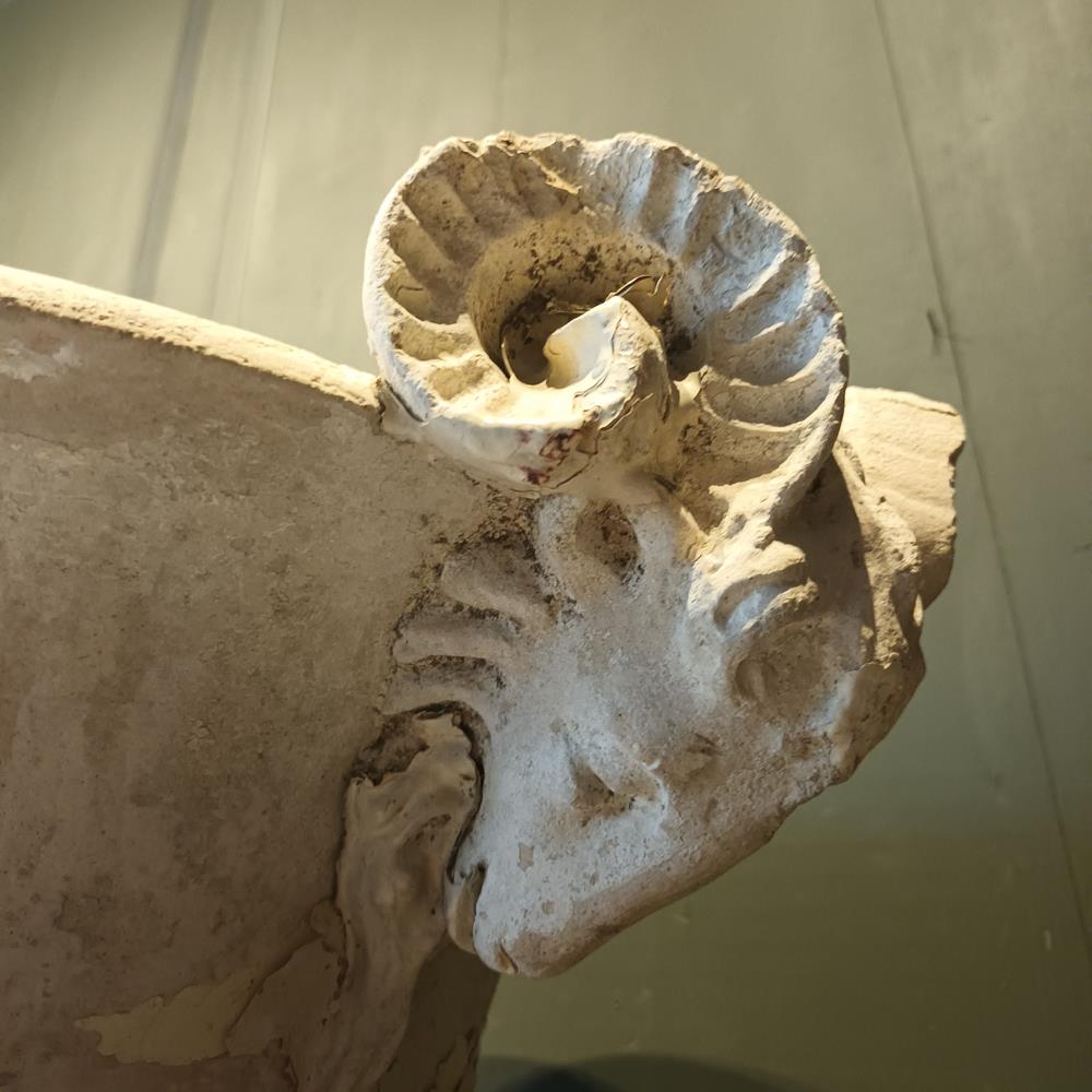 A Pair Of 19th Century Limestone Urns