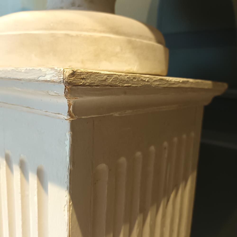 A Pair Of 19th Century Limestone Urns