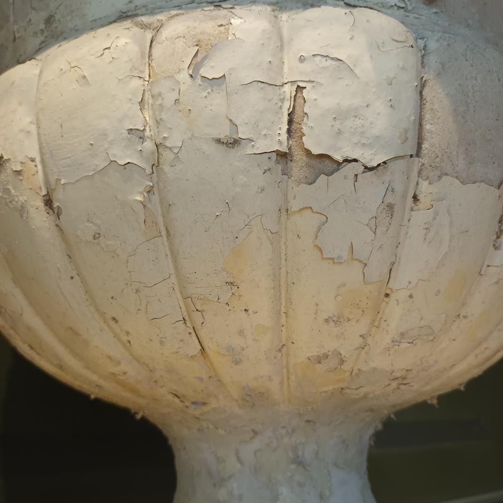 A Pair Of 19th Century Limestone Urns