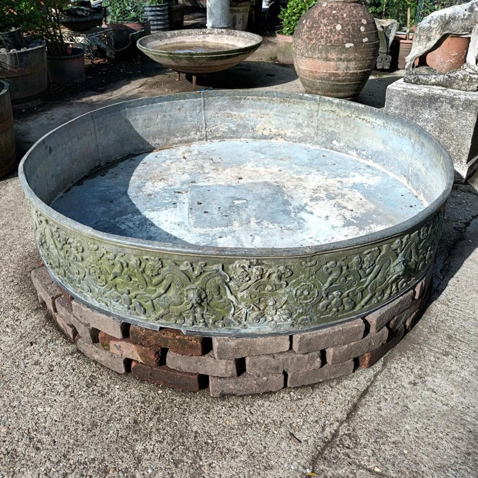 A Huge Edwardian Lead Planter