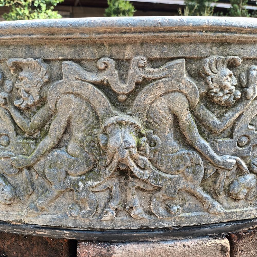 A Huge Edwardian Lead Planter