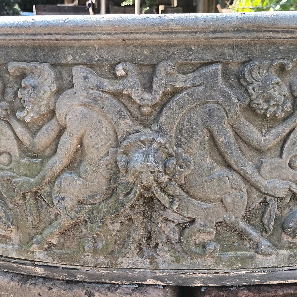 A Huge Edwardian Lead Planter