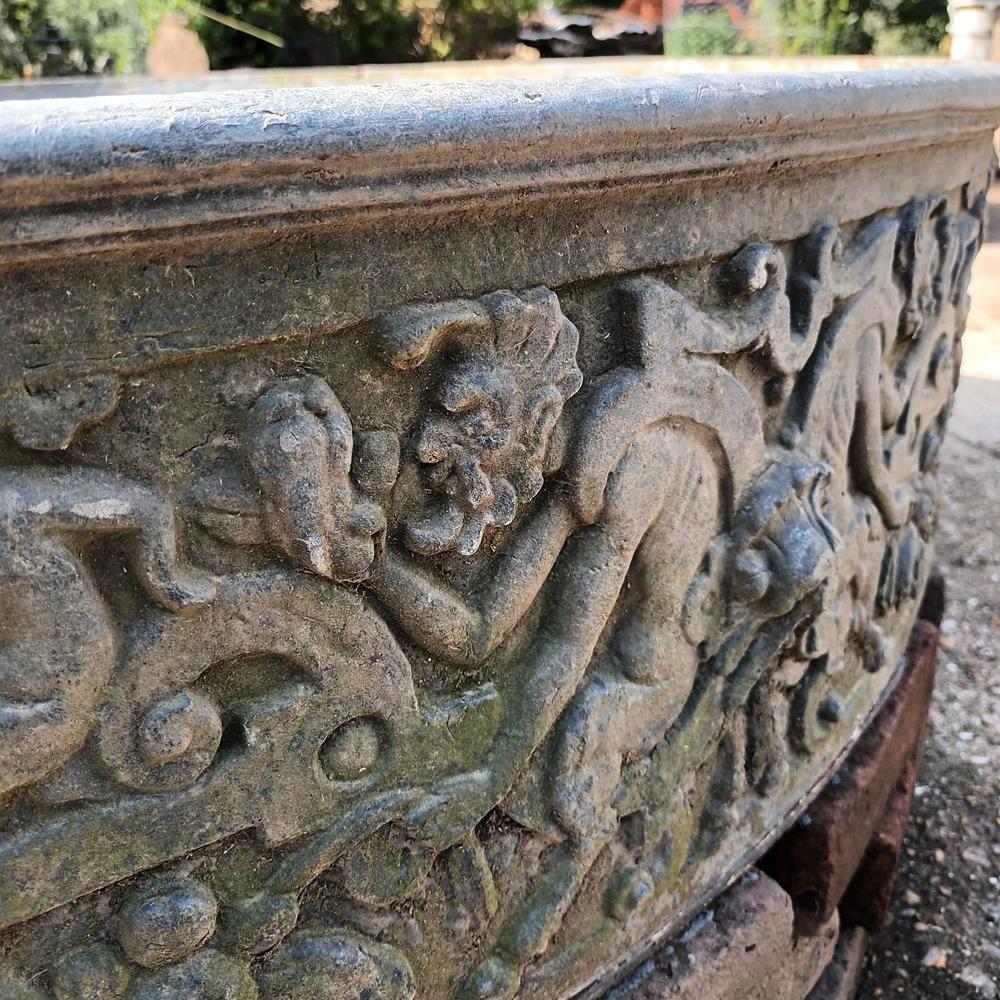 A Huge Edwardian Lead Planter