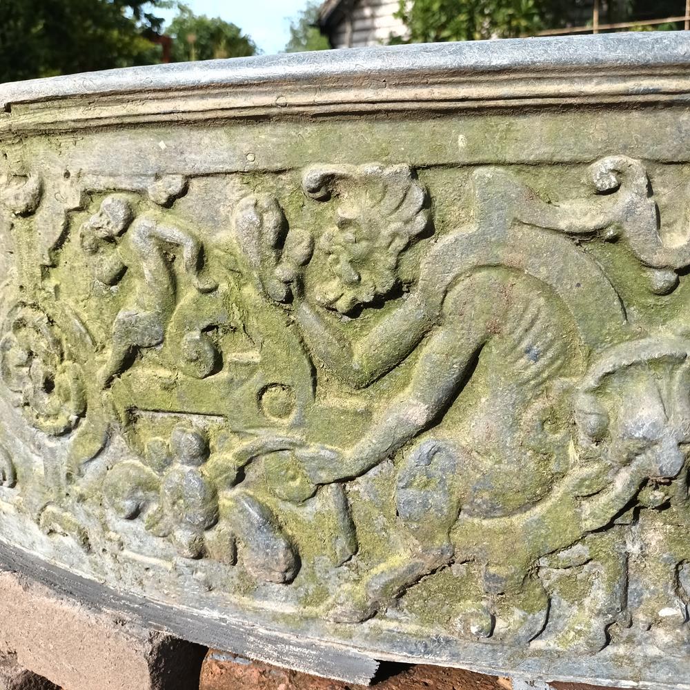 A Huge Edwardian Lead Planter