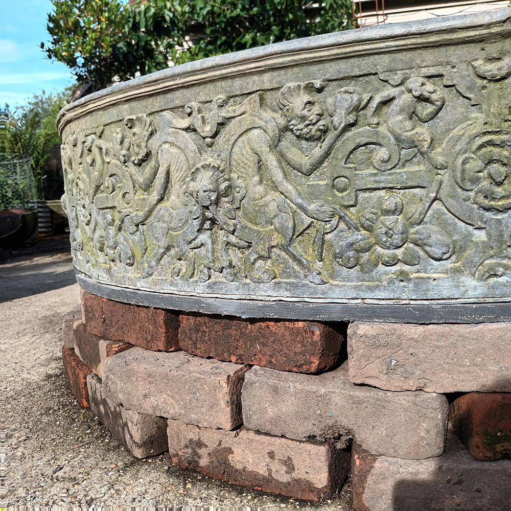 A Huge Edwardian Lead Planter