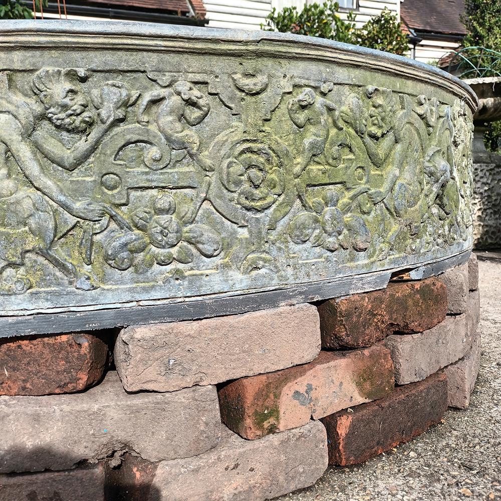A Huge Edwardian Lead Planter