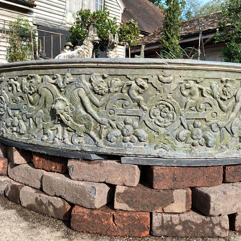 A Huge Edwardian Lead Planter