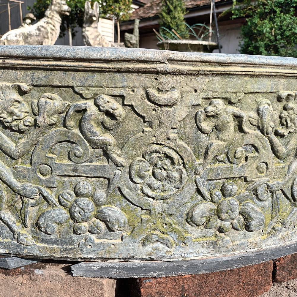 A Huge Edwardian Lead Planter
