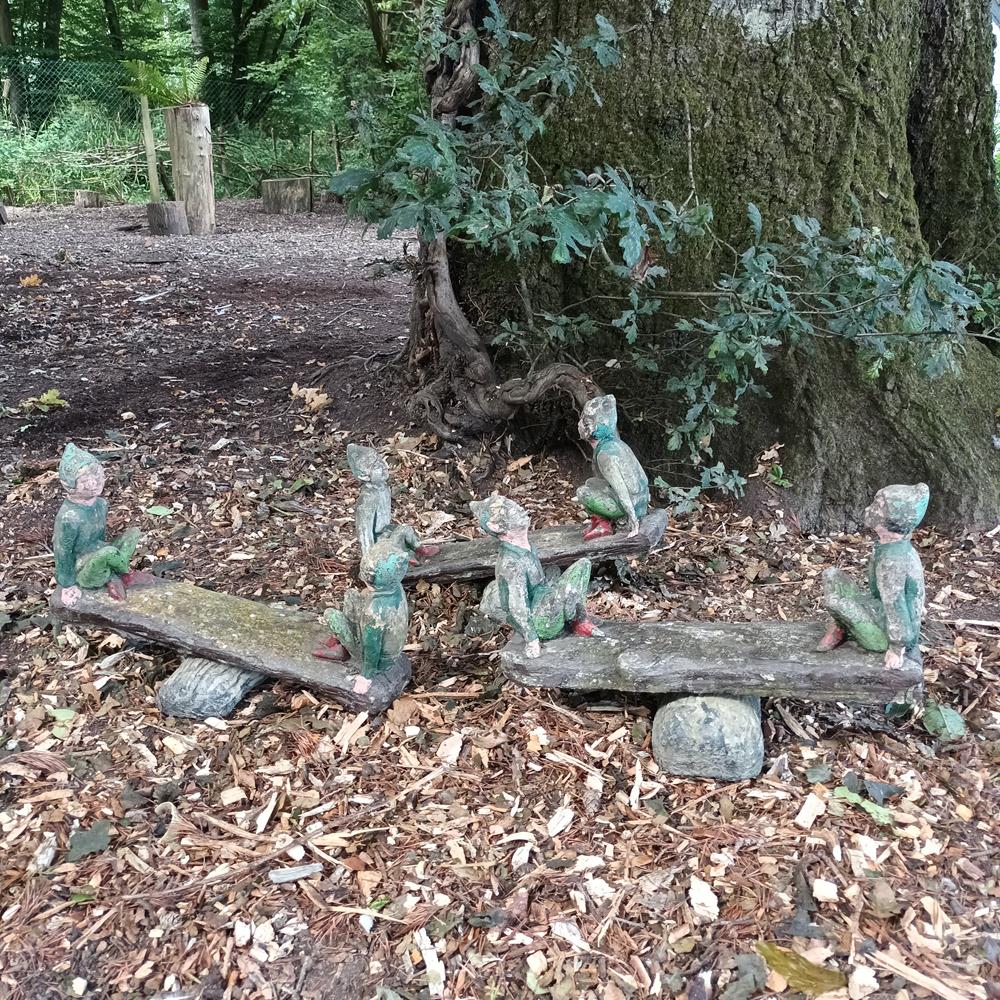 Irish Elf Seesaw Garden Statues