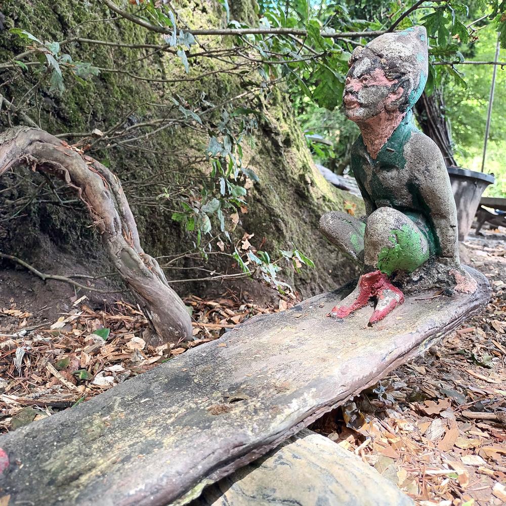Irish Elf Seesaw Garden Statues