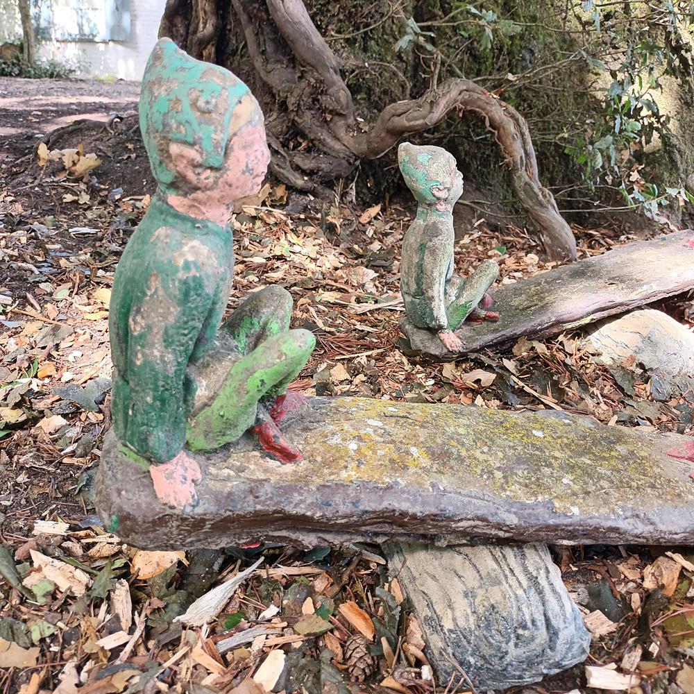 Irish Elf Seesaw Garden Statues