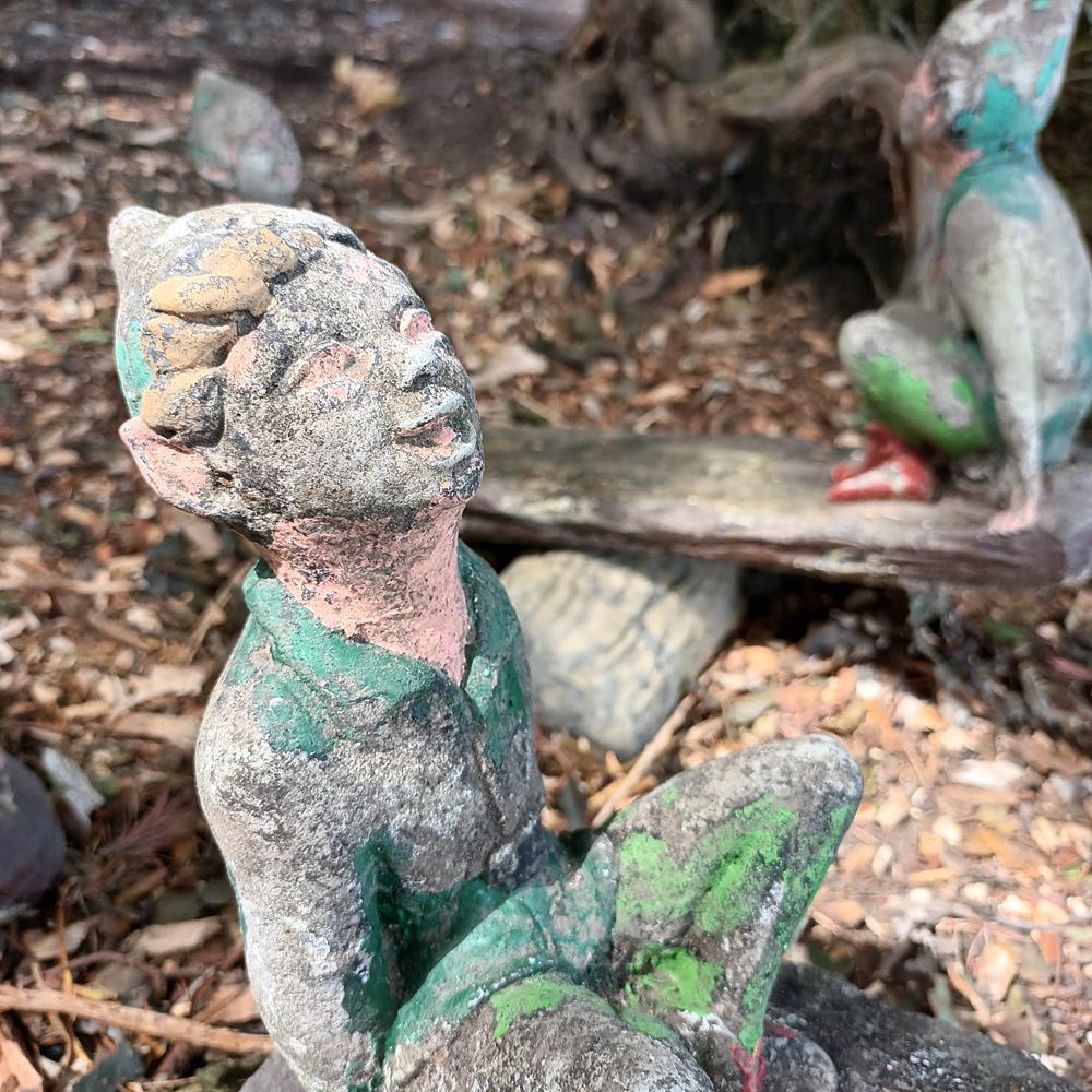 Irish Elf Seesaw Garden Statues