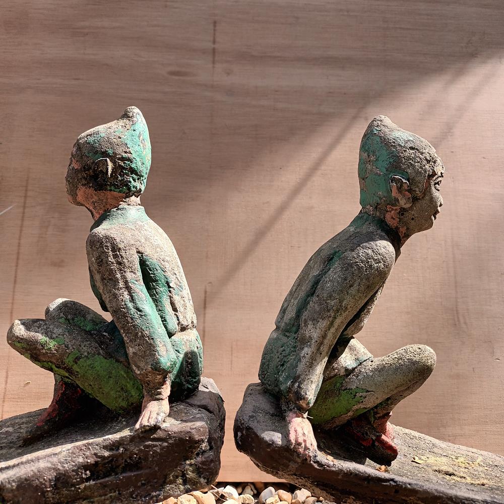Irish Elf Seesaw Garden Statues