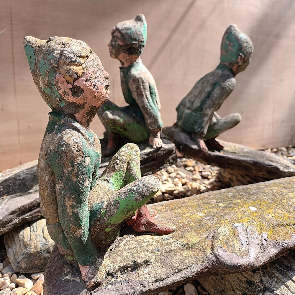 Irish Elf Seesaw Garden Statues