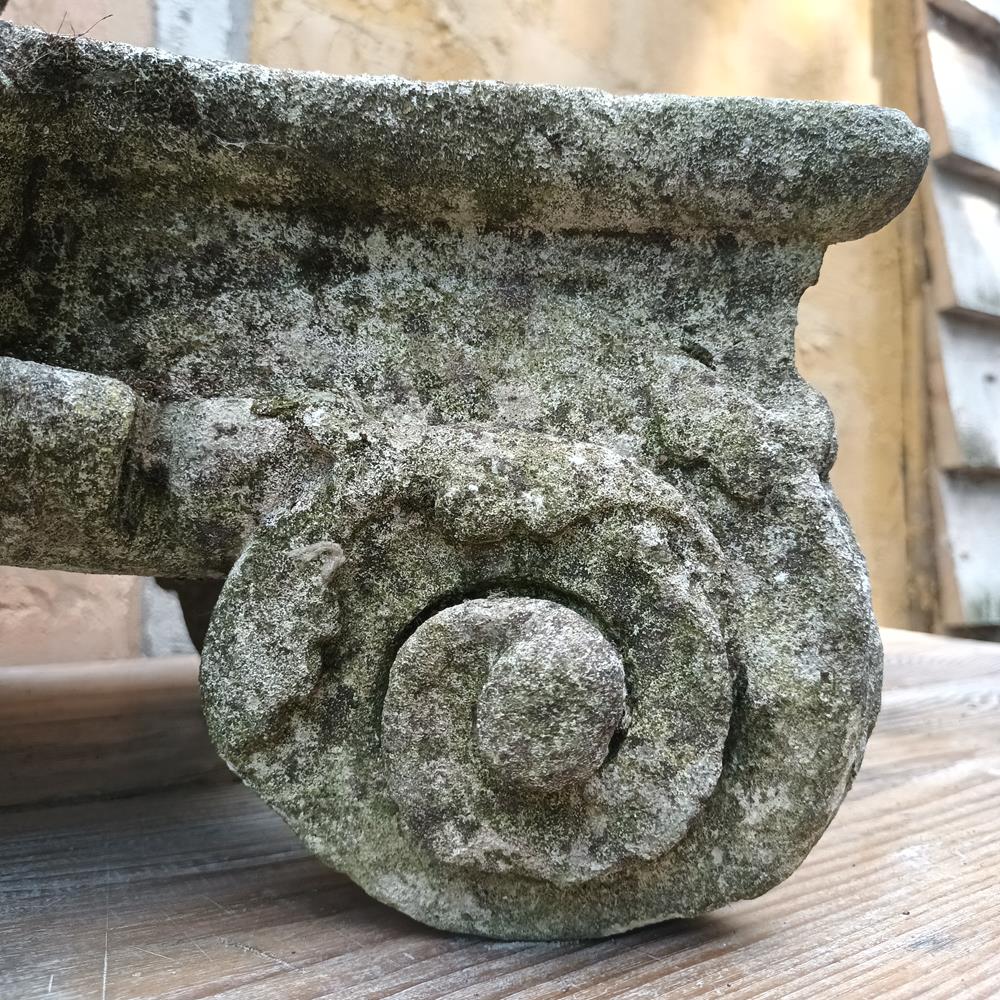A Pair Of Stone Table Capitals