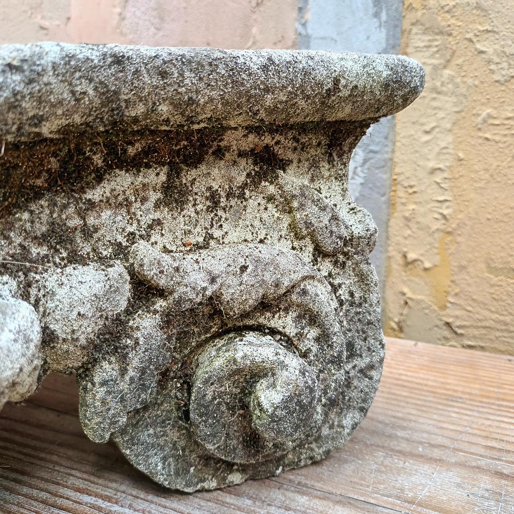 A Pair Of Stone Table Capitals