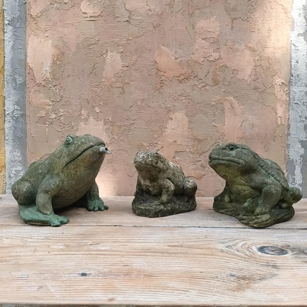 Toads & Frog Statues