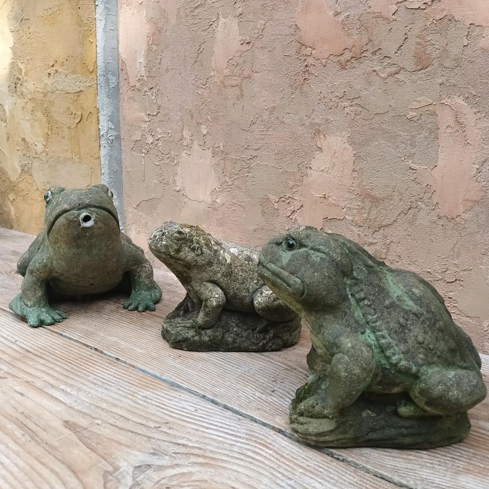 Toads & Frog Statues