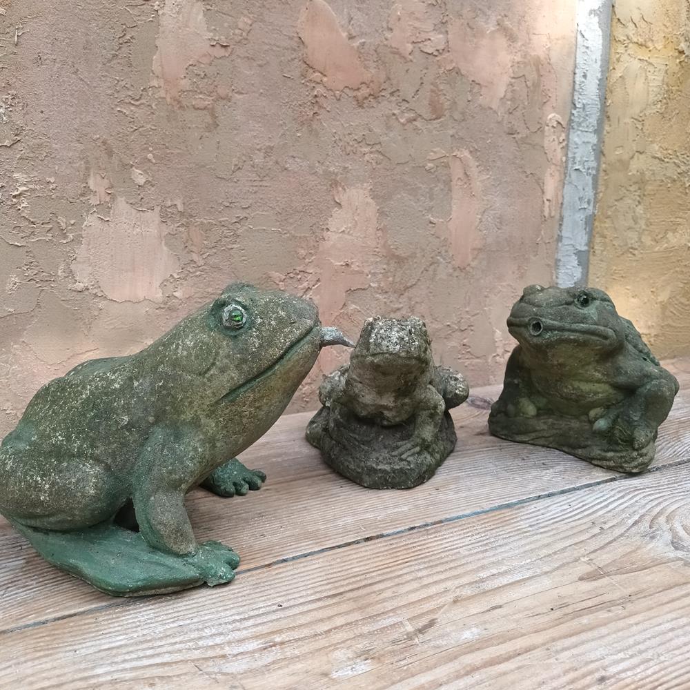 Toads & Frog Statues