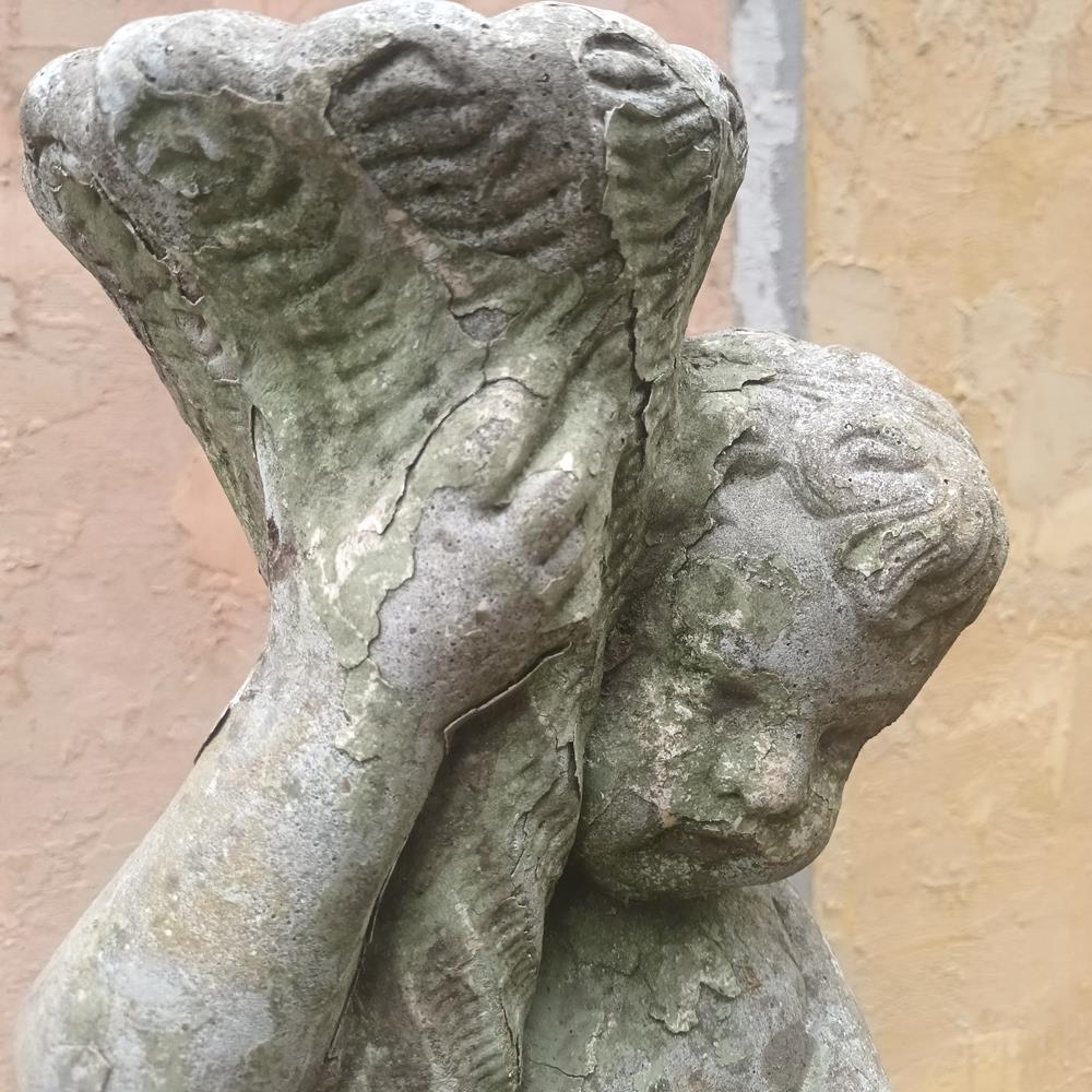 Mid 20th Century Cherub Fountain