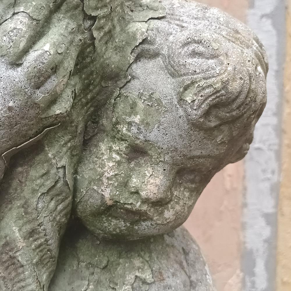 Mid 20th Century Cherub Fountain