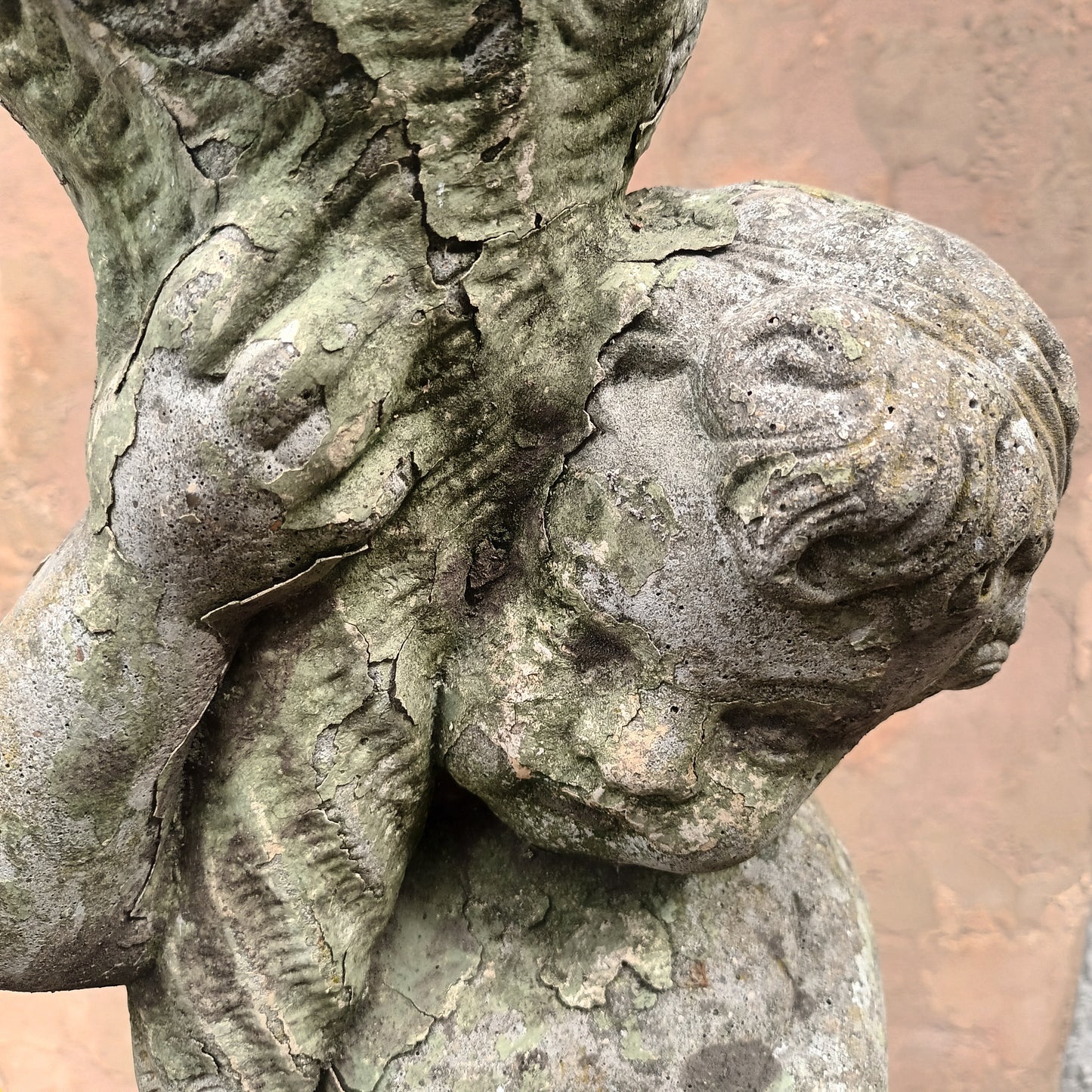 Mid 20th Century Cherub Fountain