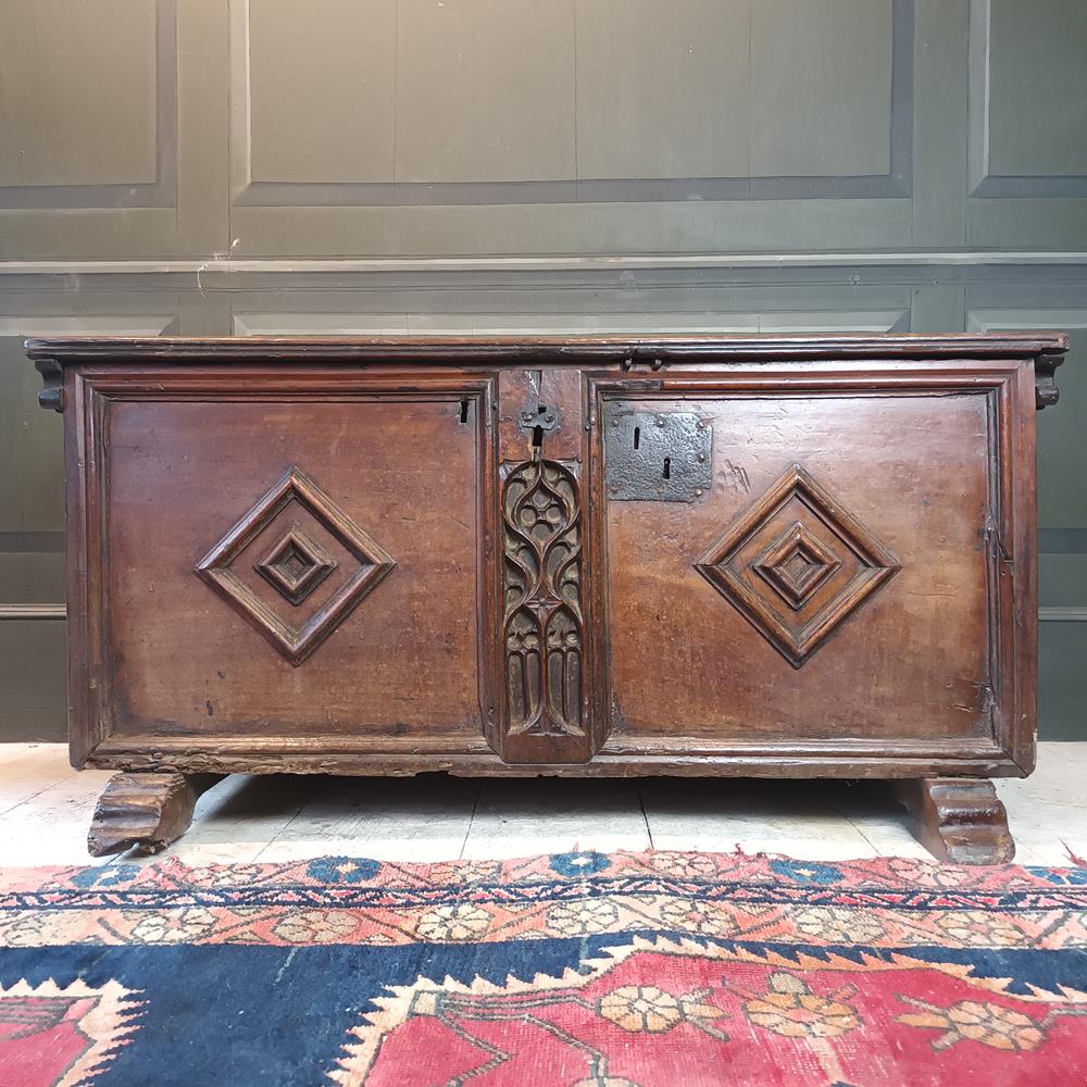 16th Century Walnut Coffer