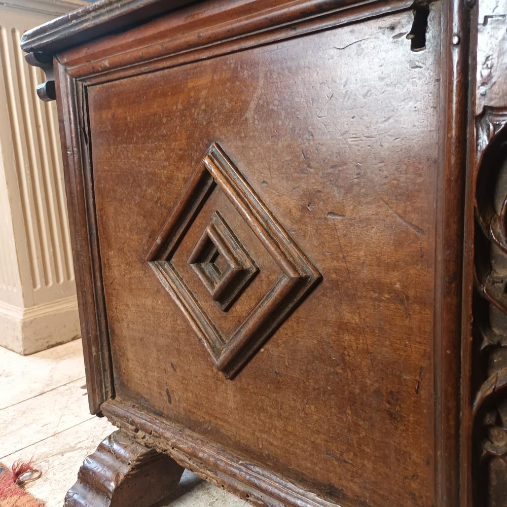 16th Century Walnut Coffer