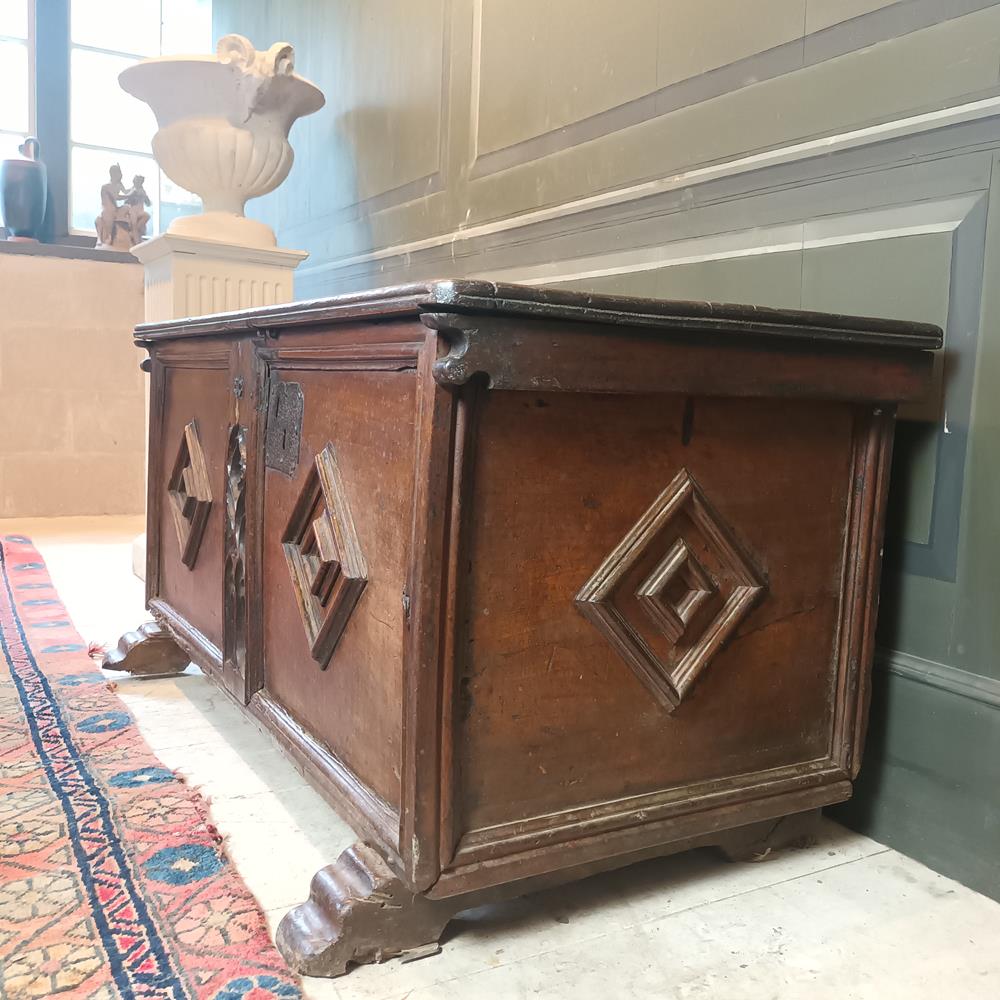 16th Century Walnut Coffer