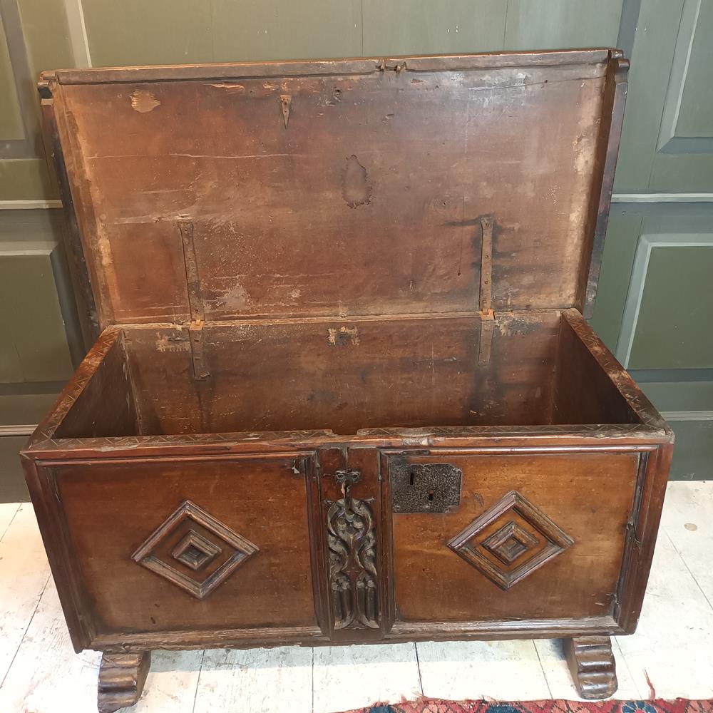 16th Century Walnut Coffer