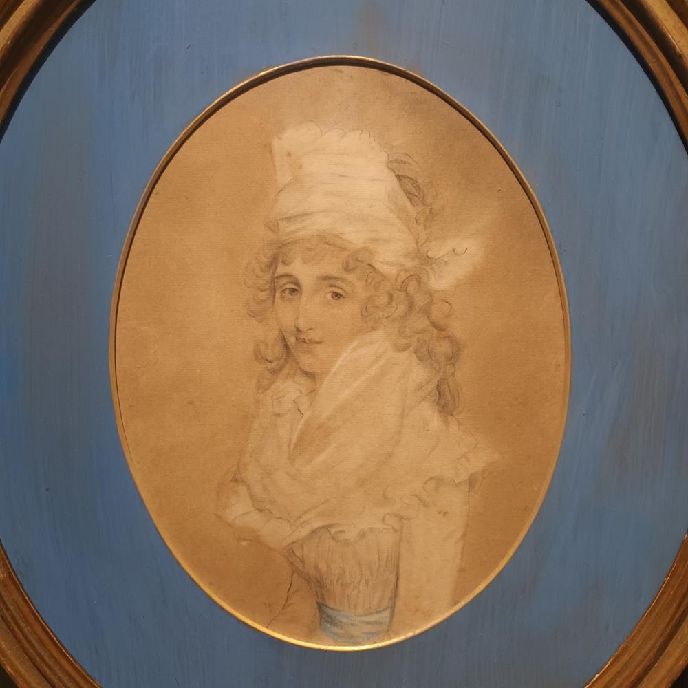 Oval Portrait Of Mrs Jordan, Prince Regent's Mistress