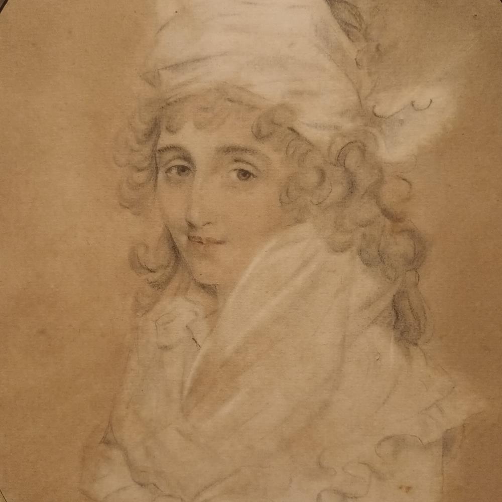 Oval Portrait Of Mrs Jordan, Prince Regent's Mistress