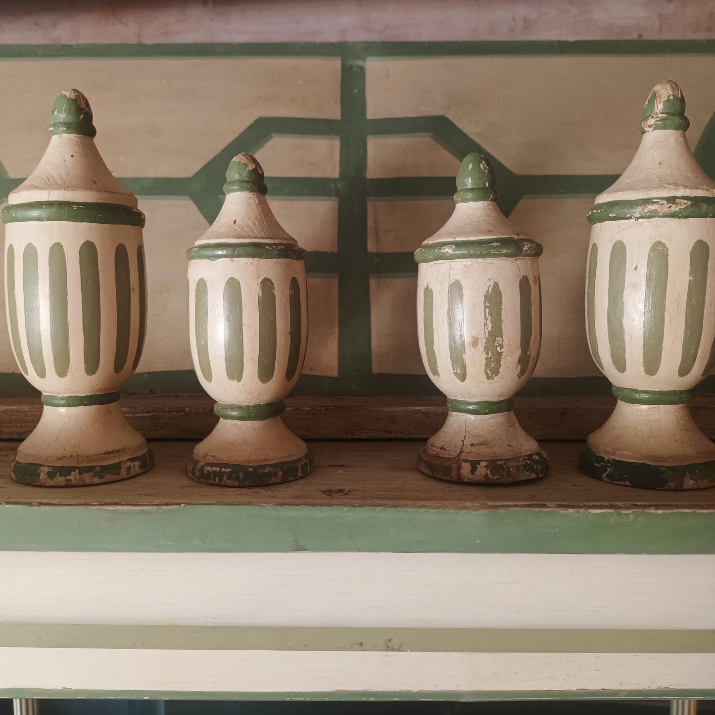 An Edwardian Freestanding Four Poster Bed