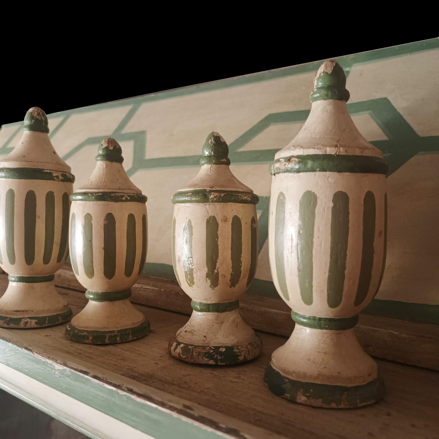 An Edwardian Freestanding Four Poster Bed