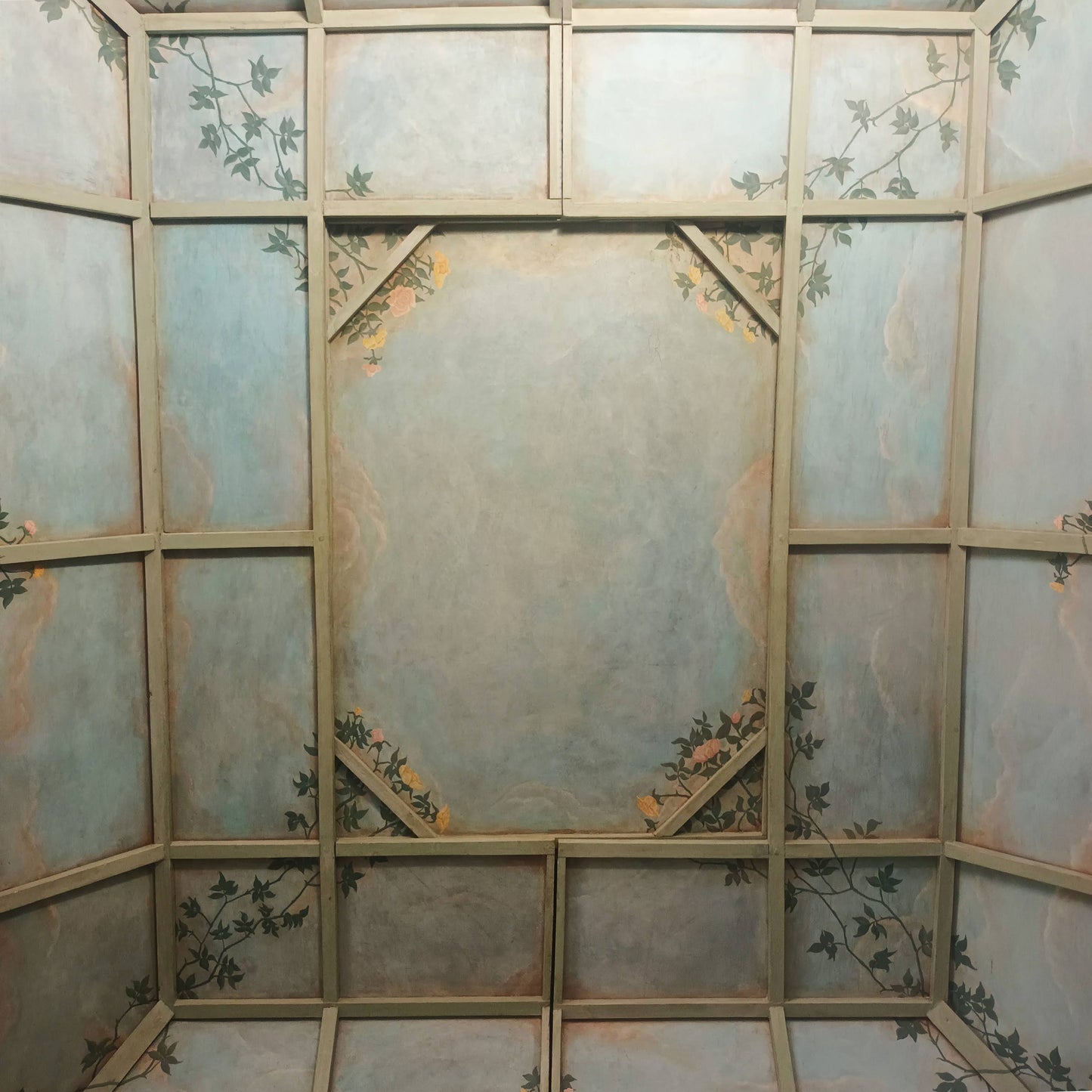 An Edwardian Freestanding Four Poster Bed