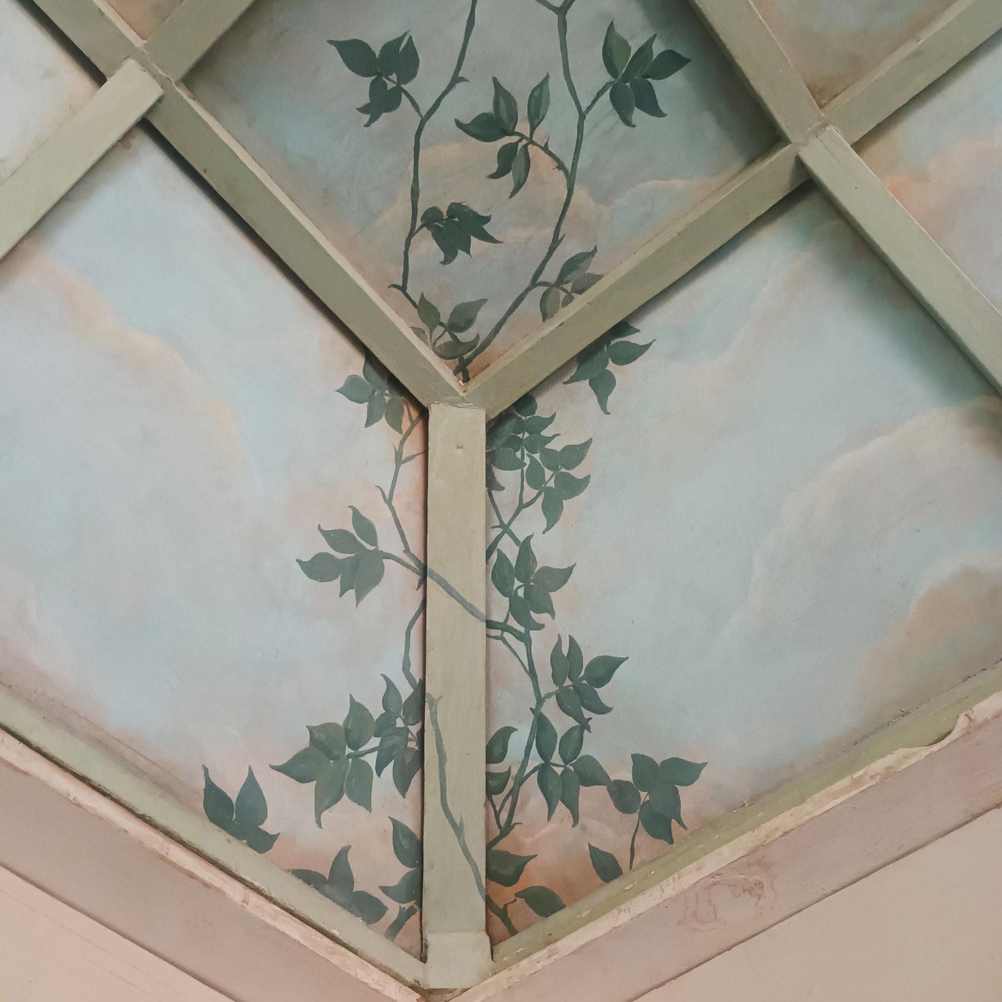 An Edwardian Freestanding Four Poster Bed