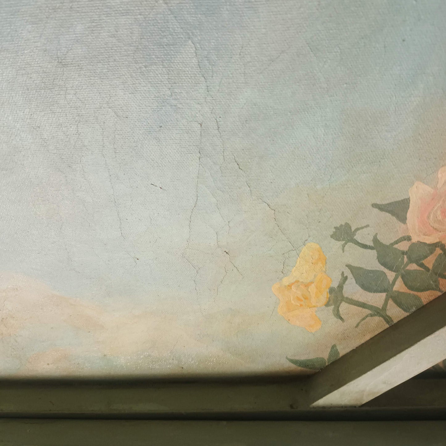 An Edwardian Freestanding Four Poster Bed