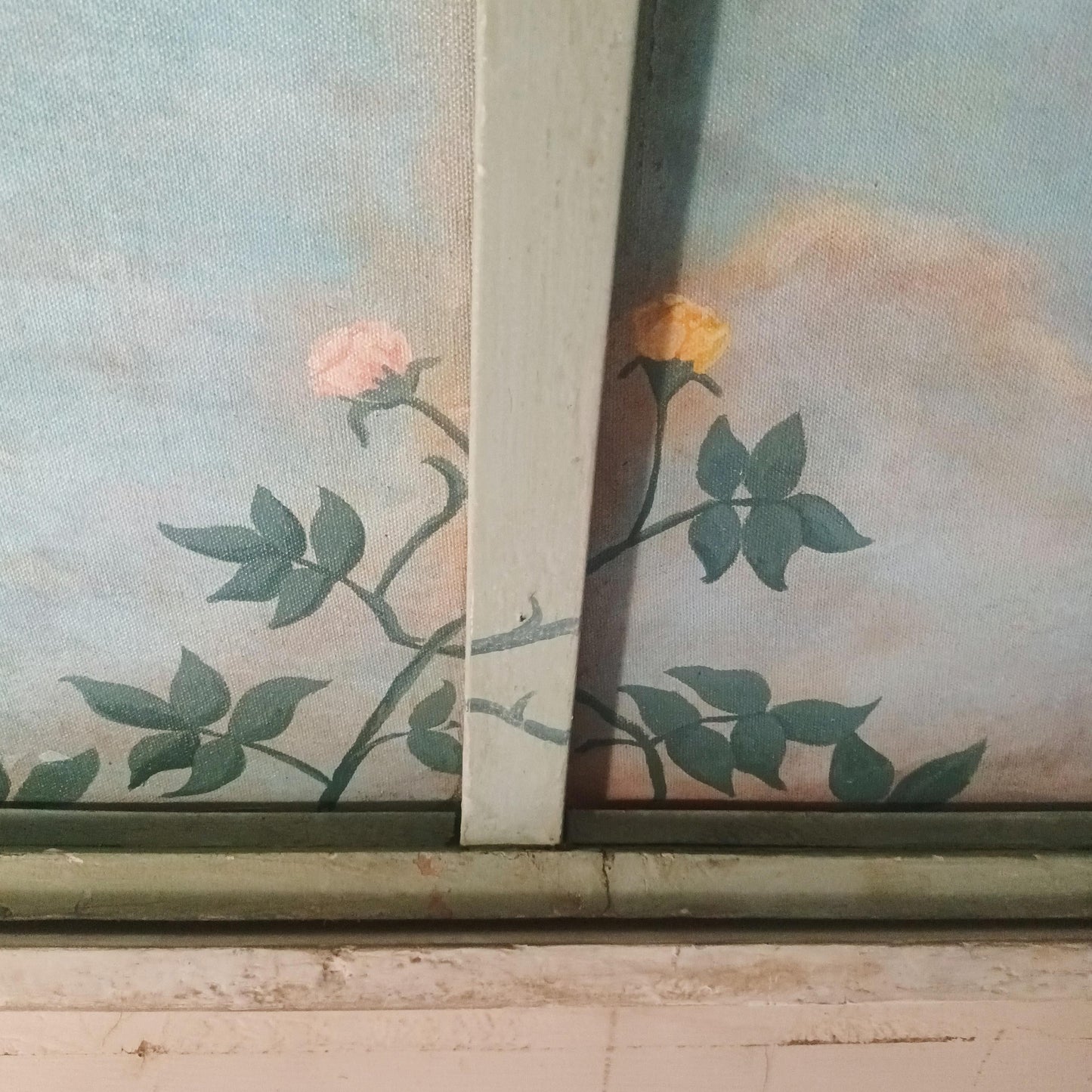 An Edwardian Freestanding Four Poster Bed