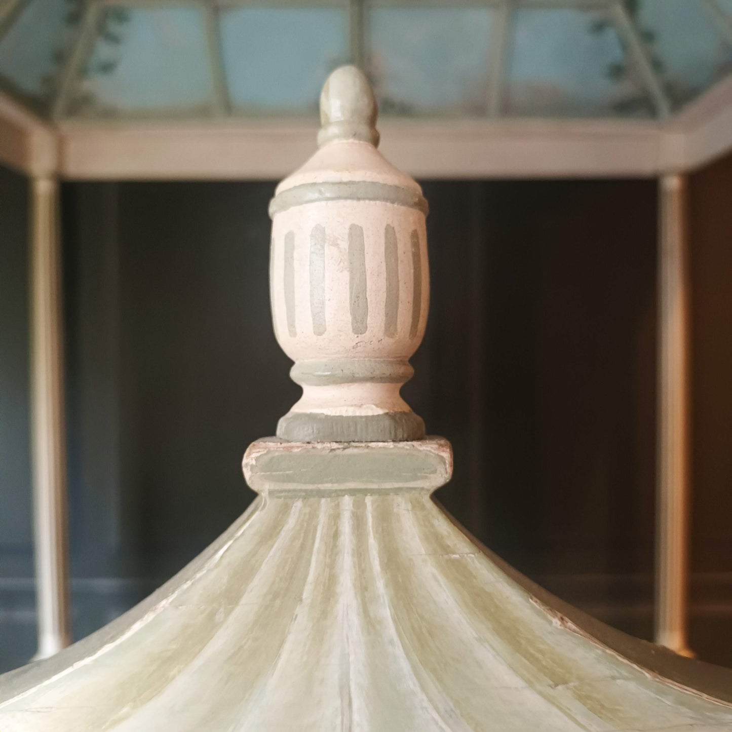 An Edwardian Freestanding Four Poster Bed