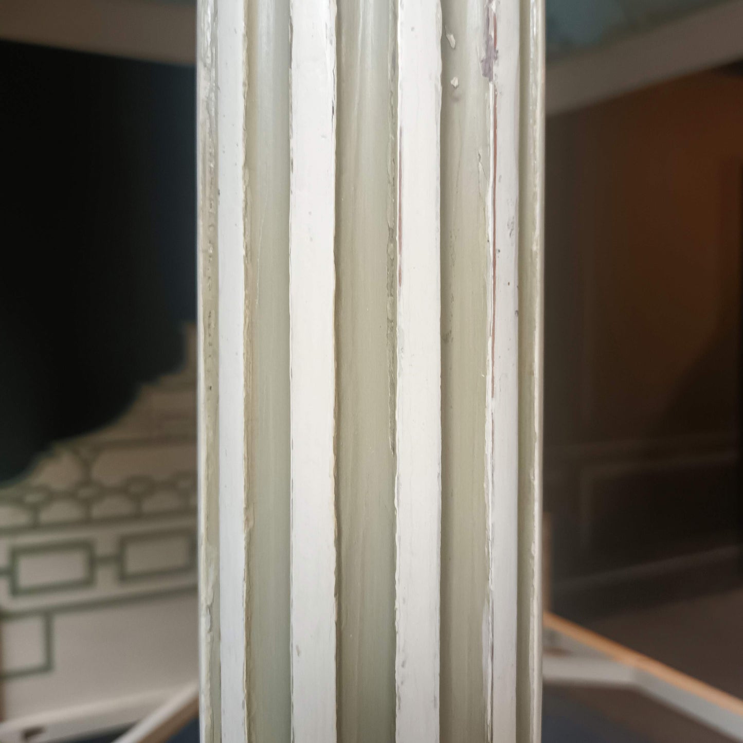 An Edwardian Freestanding Four Poster Bed