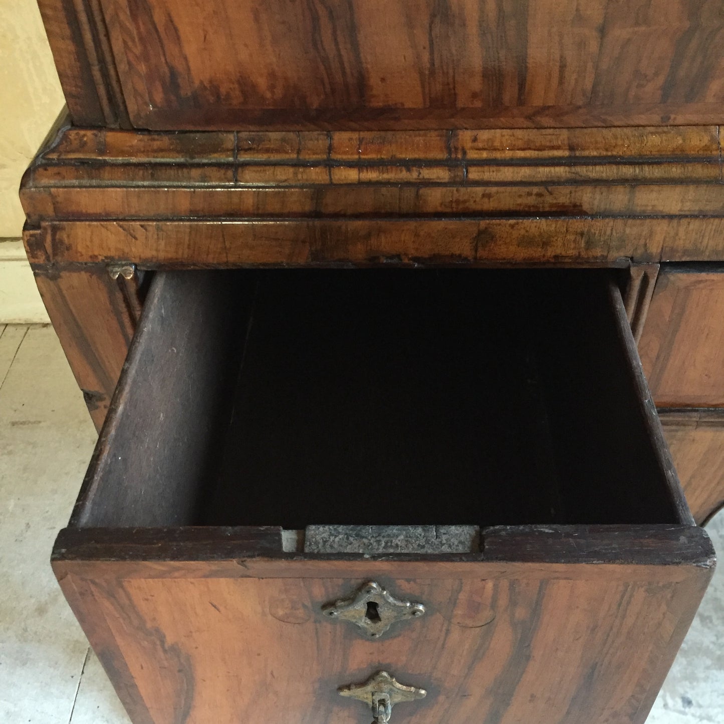 18th Century Walnut Chest On Stand