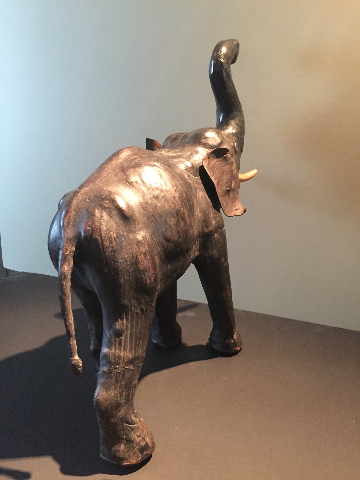 Vintage Leather Elephant