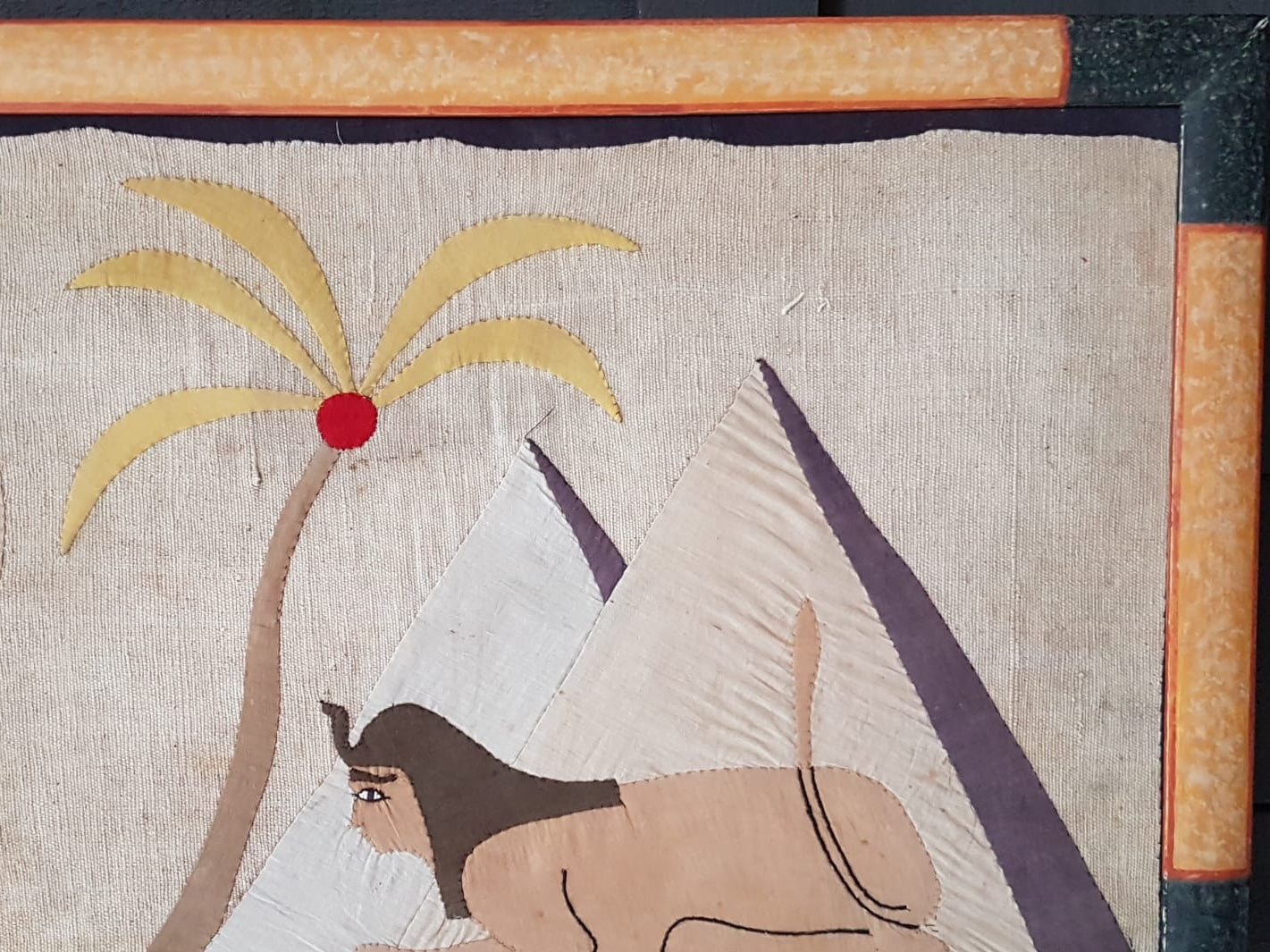 Framed Egyptian Appliqué Panels