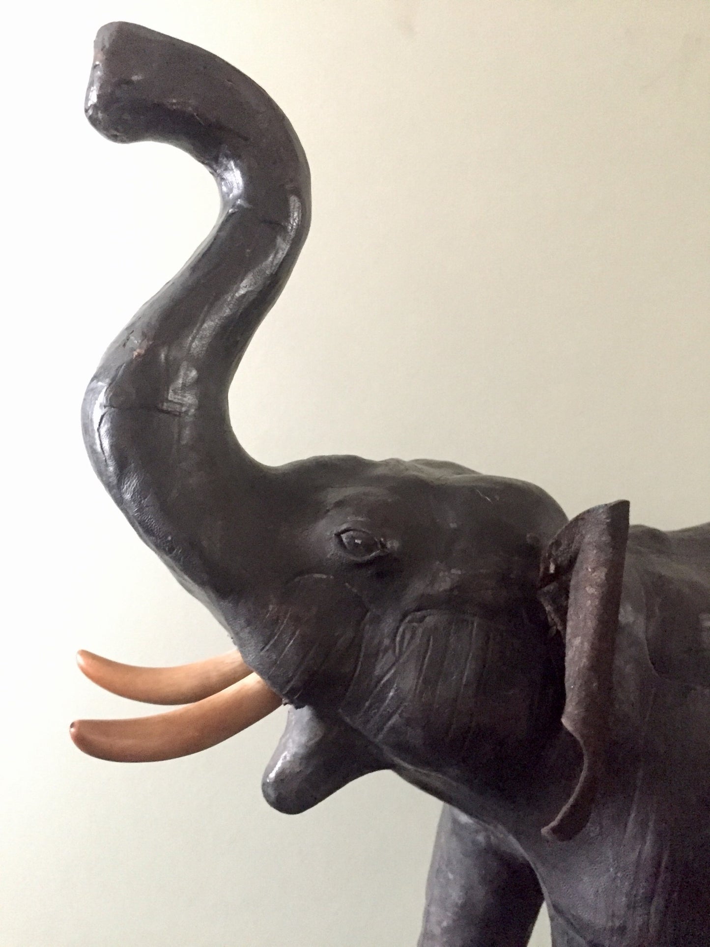 Vintage Leather Elephant