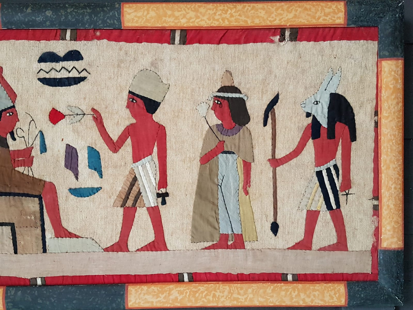 Framed Egyptian Appliqué Panels
