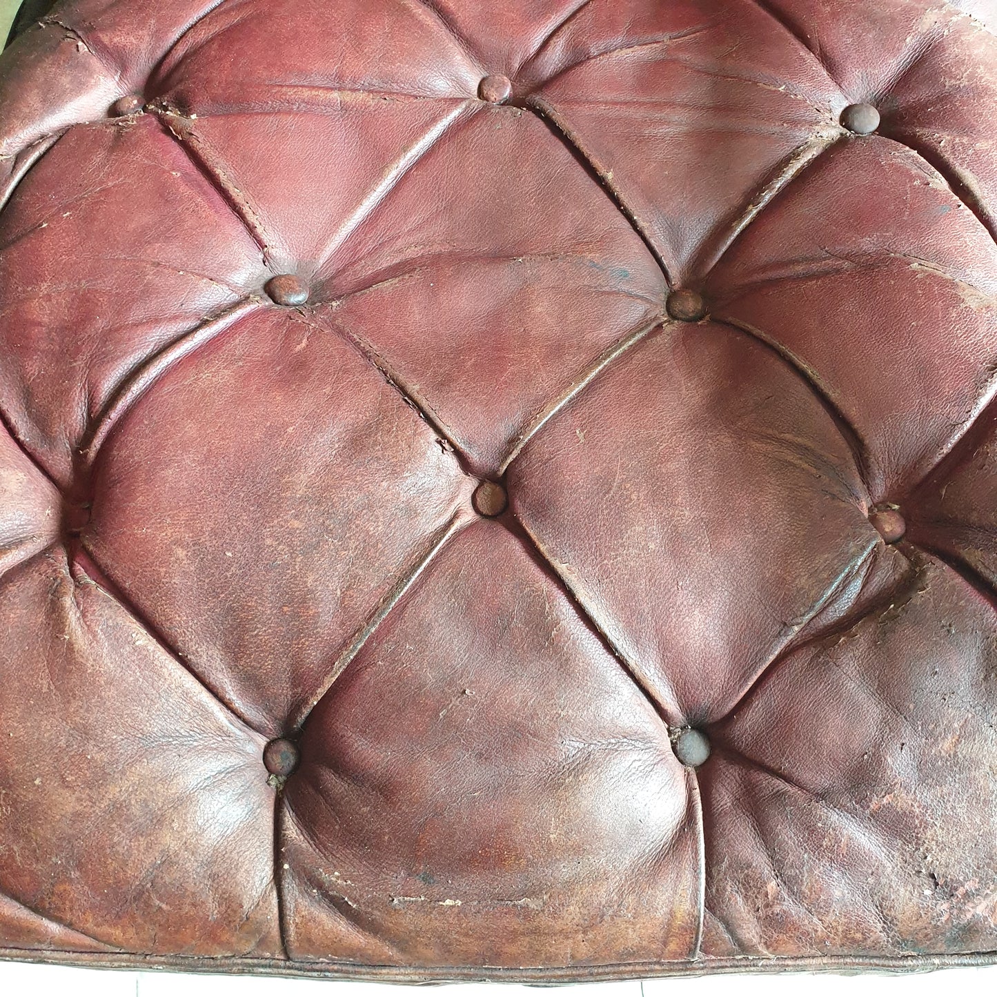 Victorian Leather Library Chair