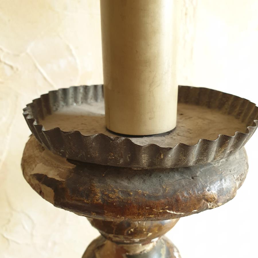 A Pair Of Pricket Candle Holders