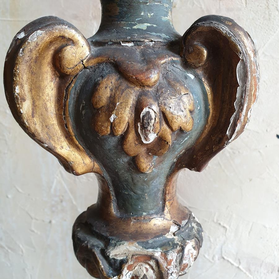 A Pair Of Pricket Candle Holders