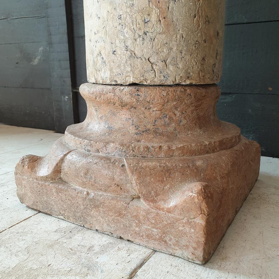 Italian Verona Marble Column